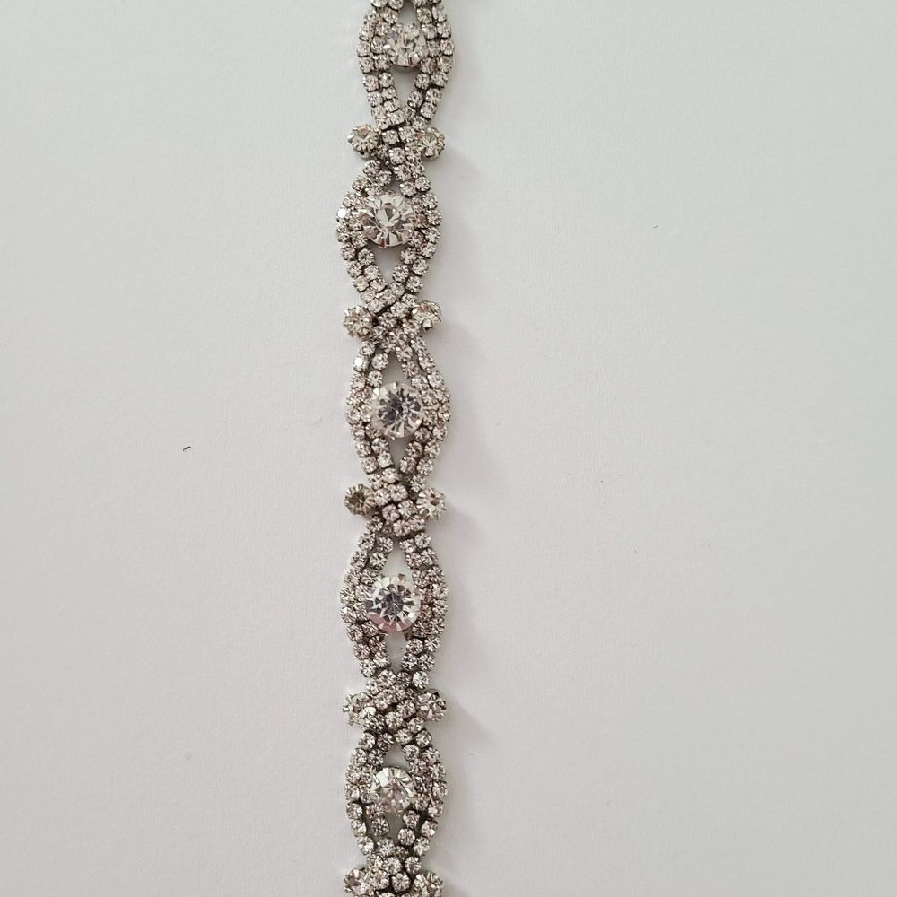 7 inch Rhinestone Bracelet - Picture 3 of 8